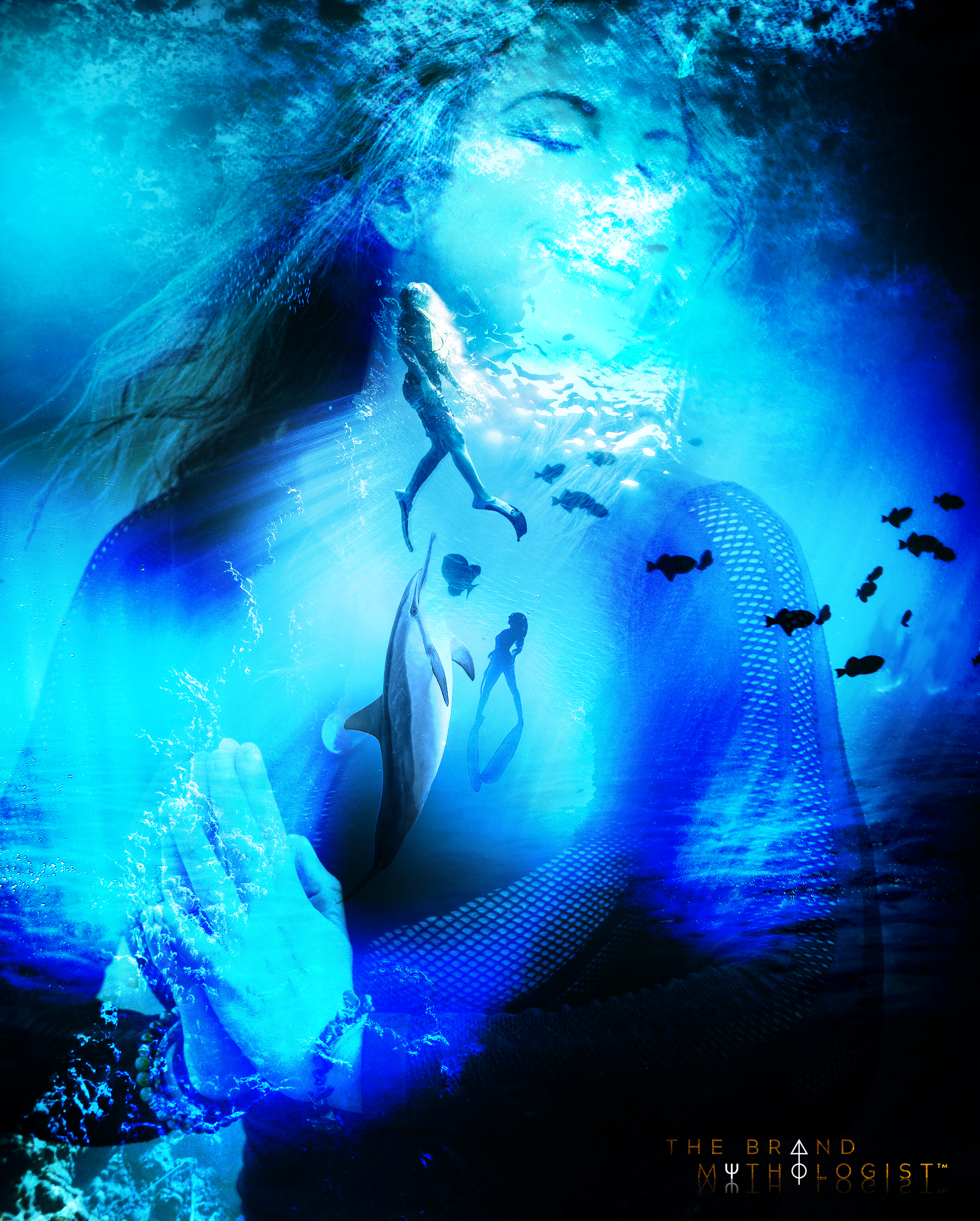Woman_Underwater_dolphin_The_Brand_Mythologist